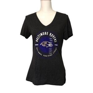 NWOT Baltimore Ravens V-Neck Tee T Shirt Top New